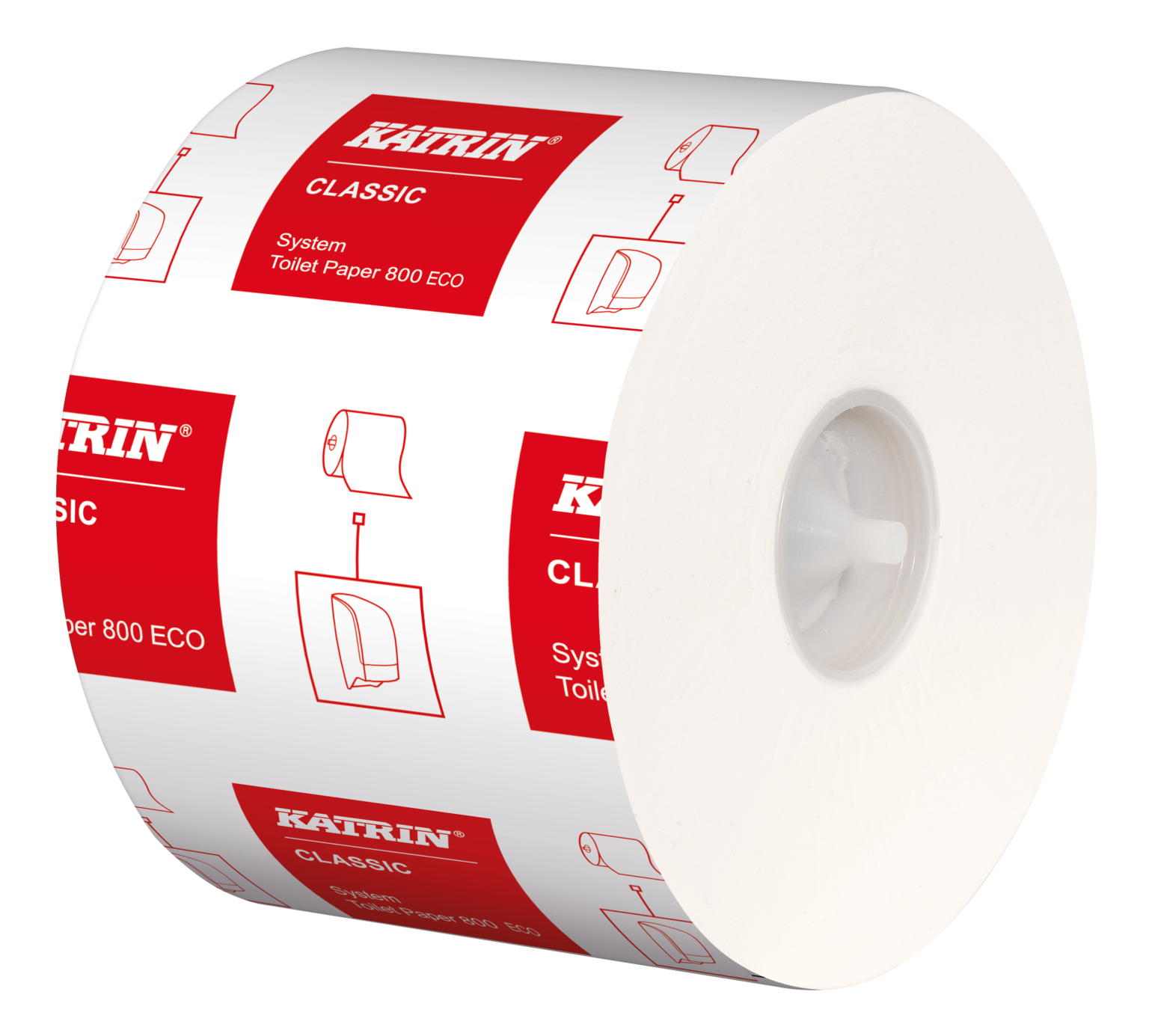 Katrin Eco Toilet Roll 800 Sheet Case of 36 Green Circle Direct
